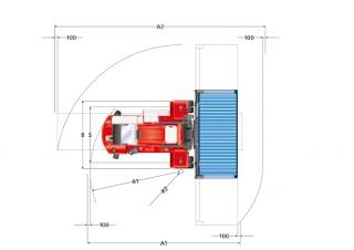 Розміри Kalmar DCF 90-45 E7 