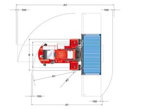 Розміри Kalmar DCF 90-45 E8 