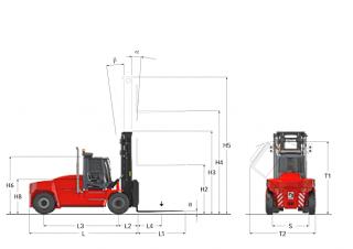 Розміри Kalmar DCG 70-35 E4 
