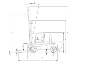 Розміри Jungheinrich DFG 660 