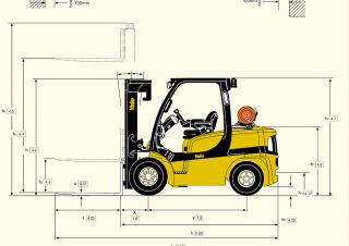 Розміри Yale GDP 45 VX 6 