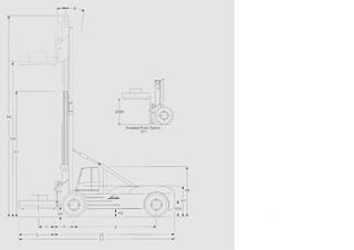 Розміри Linde H 460 