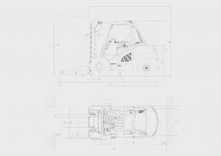 Розміри Linde H50/600D 
