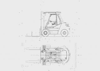 Розміри Linde H80D 