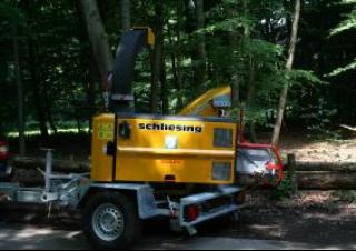Утилізація відходів дробарки для деревних відходів Schliesing 355 TX