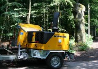 Утилізація відходів дробарки для деревних відходів Schliesing 355 TX