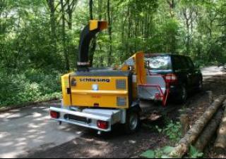 Утилізація відходів дробарки для деревних відходів Schliesing 355 TX