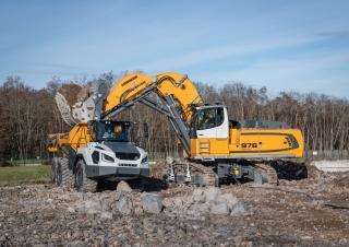 Електричний гусеничний екскаватор Liebherr R 976-E