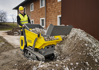 Eлектричні гусеничні самоскиди Wacker Neuson DT10e