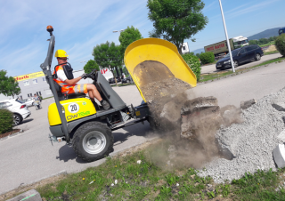 Eлектричні колісні самоскиди Wacker Neuson DW15e