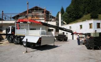 Гідравлічні вантажні крани Fassi F 335 RA 2.22 e-dynamic