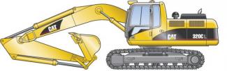 Гусеничні екскаватори Caterpillar 320 C L
