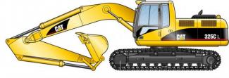 Гусеничні екскаватори Caterpillar 325 C LN
