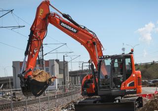 Гусеничні екскаватори Doosan DX140LCR-3