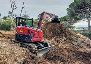 Гусеничні екскаватори Yanmar SV100-7