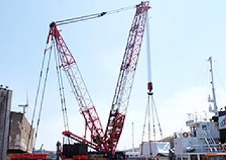 Гусеничні крани - ґратчаста стріла Hitachi Sumitomo 6000SLX