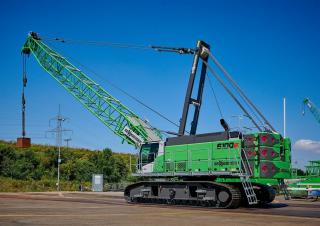 Гусеничні крани - ґратчаста стріла Sennebogen 6100E