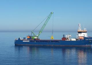 Гусеничні крани - ґратчаста стріла Sennebogen 6300E