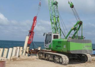 Гусеничні крани - ґратчаста стріла Sennebogen 630E