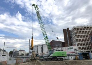 Гусеничні крани - ґратчаста стріла Sennebogen 630E
