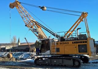 Гусеничні крани - ґратчаста стріла Liebherr HS 8040 HD