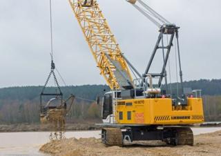 Гусеничні крани - ґратчаста стріла Liebherr HS 8070