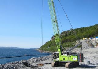Гусеничні крани - ґратчаста стріла Liebherr HS 8100