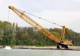 Гусеничні крани - ґратчаста стріла Liebherr HS 8300