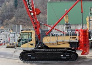 Гусеничні крани - ґратчаста стріла Liebherr LR 1110