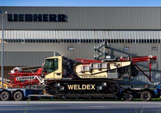 Гусеничні крани - ґратчаста стріла Liebherr LR 1110