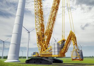Гусеничні крани - ґратчаста стріла Liebherr LR 1700-1.0