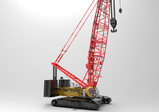 Гусеничні крани - ґратчаста стріла Sany SCA2600A