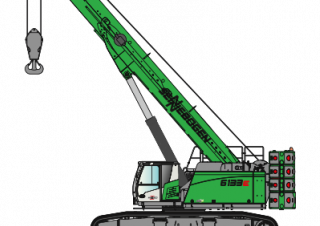 Гусеничні крани - телескопічна стріла Sennebogen 6113E