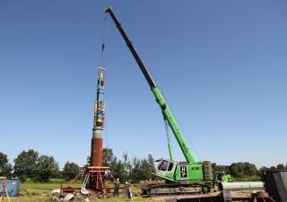 Гусеничні крани - телескопічна стріла Sennebogen 673E