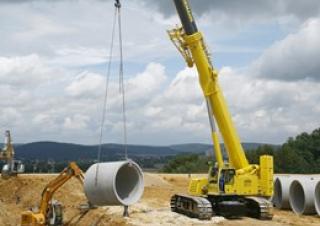 Гусеничні крани - телескопічна стріла Liebherr LTR 1100
