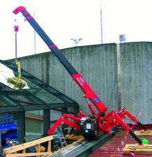 Гусеничні крани - телескопічна стріла UNIC URW 095