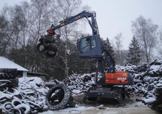 Колісні екскаватори Atlas 200 MH