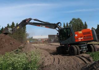 Колісні екскаватори Atlas 220 W
