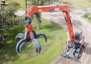 Колісні екскаватори Atlas 350 MH