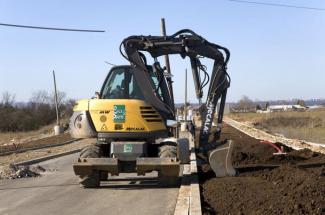 Колісні екскаватори Mecalac 714 MW e