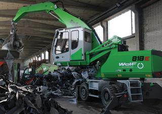 Екскаватори для перевалки Sennebogen 818M E