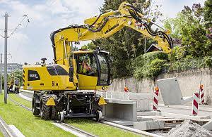 Колісні екскаватори Liebherr A 922 Rail Litronic