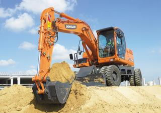 Колісні екскаватори Doosan DX 140 W