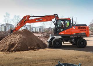 Колісні екскаватори Doosan DX190W-3
