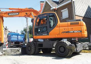 Колісні екскаватори Doosan DX 190 W