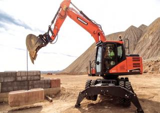 Колісні екскаватори Doosan DX140W-5
