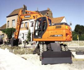Колісні екскаватори Doosan DX190W-3
