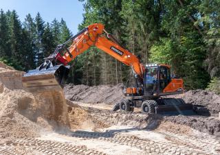 Колісні екскаватори Doosan DX190W-7