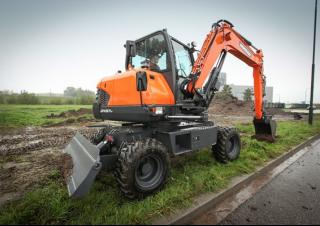 Колісні екскаватори Doosan DX57W-5