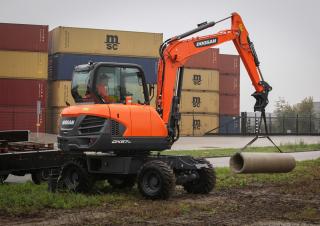 Колісні екскаватори Doosan DX57W-5